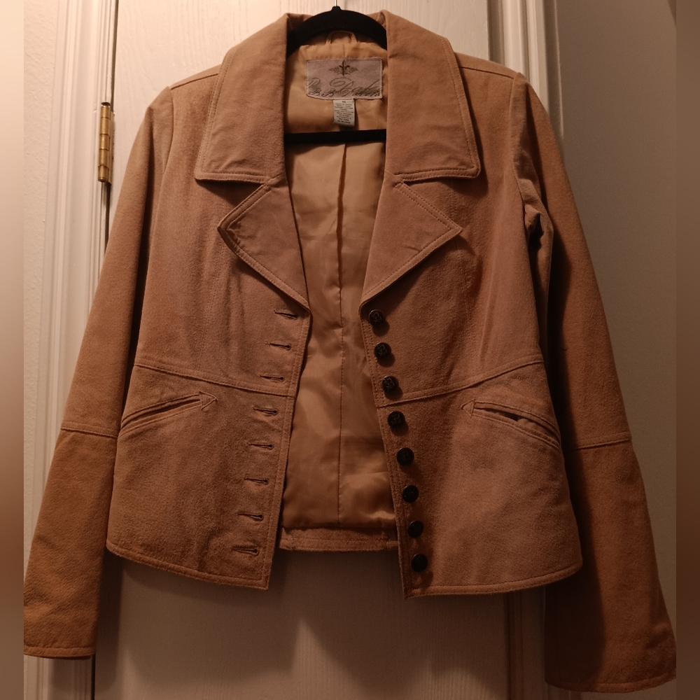 BB Dakota Camel Button-Up Jacket